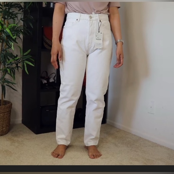 Zara mom comfort high waisted ankle length New with tag size 14 - Picture 5 of 11